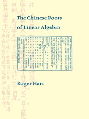 cover image of The Chinese Roots of Linear Algebra